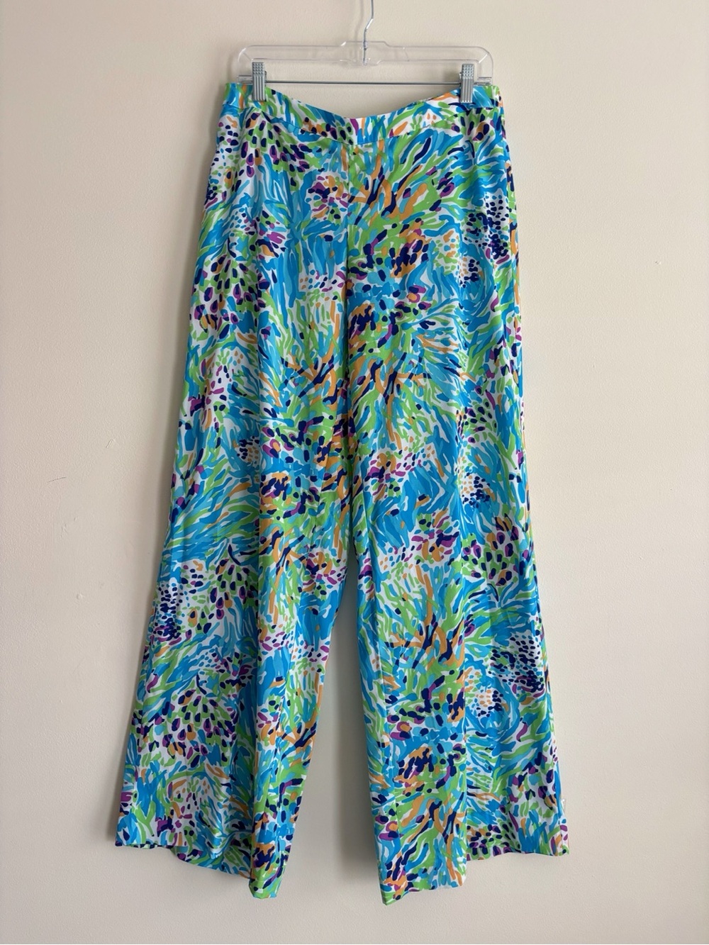 Lilly Pulitzer Sea Soiree Middleton Wide Leg Palazzo Pants Large